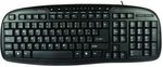 Teclado-Multimedia-PERFECT-CHOICE---USB-Negro-Alambrico