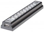 Hub-USB-MANHATTAN-161572---Negro-10-puertos
