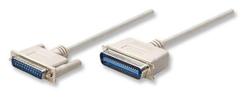 Cable Paralelo MANHATTAN - 1, 8 m, Macho/Macho, Color blanco