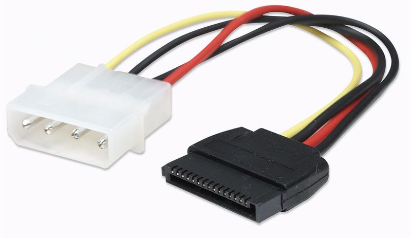 Cable-de-Corriente-MANHATTAN---4-pin-Molex-Macho-Macho-0-16-m