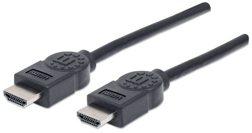Cable HDMI 4K@30Hz MANHATTAN 306119 - 1.8 m, Macho, Negro