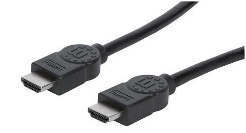 Cable HDMI Alta Velocidad con Ethernet 4K@30Hz MANHATTAN 323215 - 2 m, Macho, Negro