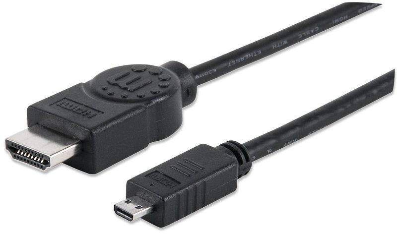 Cable-HDMI--MANHATTAN---2-m-HDMI-Micro-HDMI-Macho-Macho-Negro
