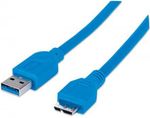 Cable-USB-micro-B---Micro-USB-3.0-MANHATTAN---2-m-USB-A-Micro-USB-B-Macho-Macho-Azul