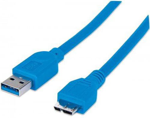 Cable-USB-micro-B---Micro-USB-3.0-MANHATTAN---2-m-USB-A-Micro-USB-B-Macho-Macho-Azul