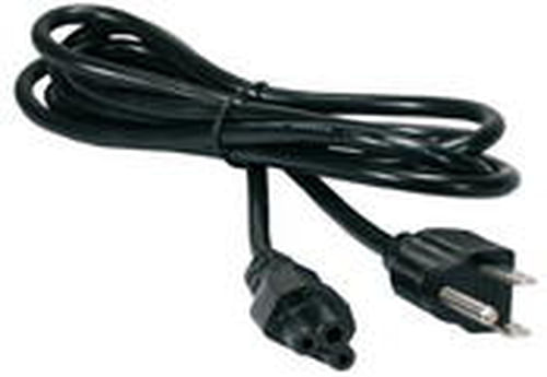 Cable de Corriente Trebol MANHATTAN - 1, 8 m, Negro