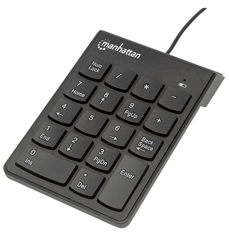 Teclado-MANHATTAN---USB-Numerico-Negro