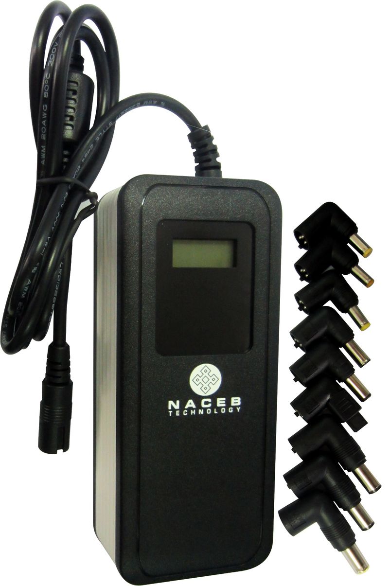 Adaptador-de-corriente-Naceb-Technology---Negro-Adaptador-de-corriente-Universal