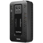No-Break-CyberPower-EC750G---750-VA-450-W-8-h-Negro-Hogar-y-Oficina