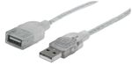 Cable-USB---Extension-MANHATTAN---1-8-m-USB-A-USB-A-Macho-hembra