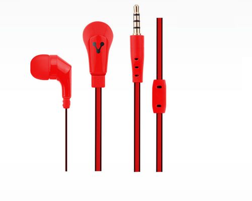 Vorago EP-103 Auriculares Alámbrico Intra auditivo Llamadas/Música Rojo