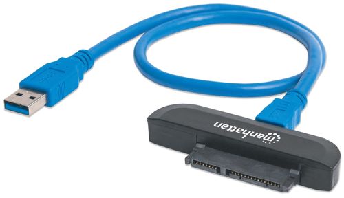 130424 Adaptador USB 3.0 a SATA 2.5" - Proporciona acceso rápido de datos para unidades SATA.