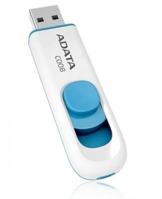 ADATA C008 unidad flash USB 16 GB USB tipo A 2.0 Azul, Blanco