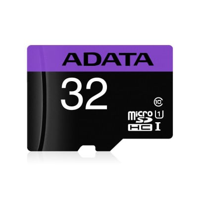 Memoria-SD-ADATA-UHS-I-U1-32GB-Class-10---32-GB-30-MB-s-10-MB-s-Negro-