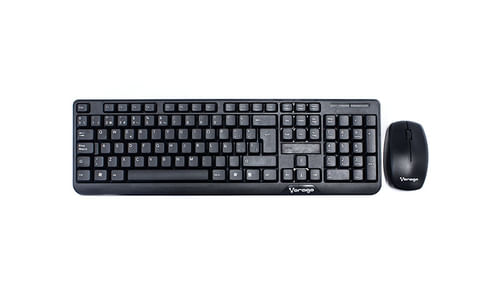 Vorago KM-302 teclado Raton incluido Universal RF inalámbrico QWERTY Español Negro