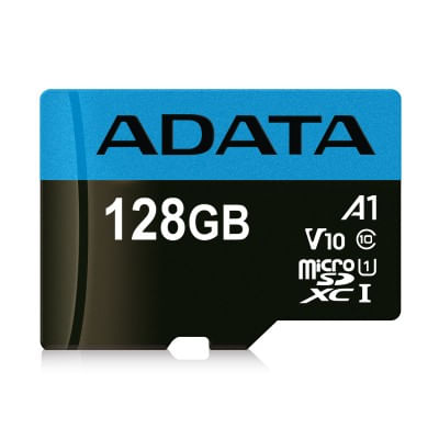 Memoria-Micro-SD-ADATA-AUSDX128GUICL10A1-RA1---128-GB-100-MB-s-Negro-Clase-10