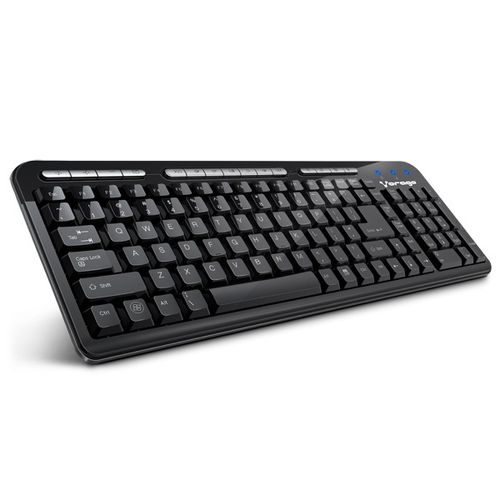 Vorago KB-202 teclado Oficina USB Español Negro