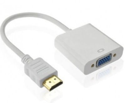 Convertidor HDMI a VGA - Blanco, BROBOTIX 110910