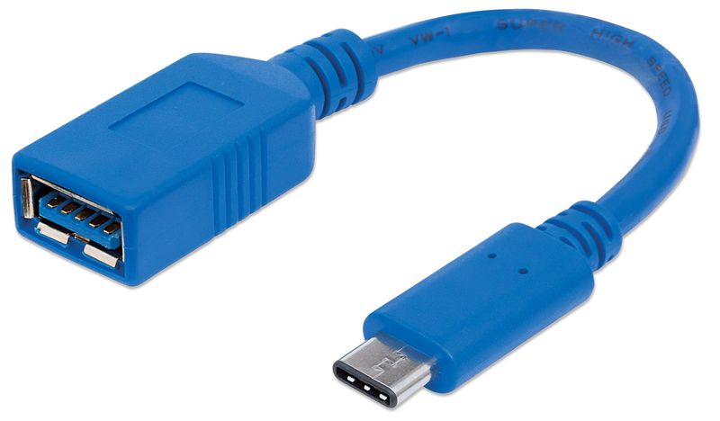 Cable-USB-C-a-USB-3.0-MANHATTAN-353540---USB-C-USB-Azul