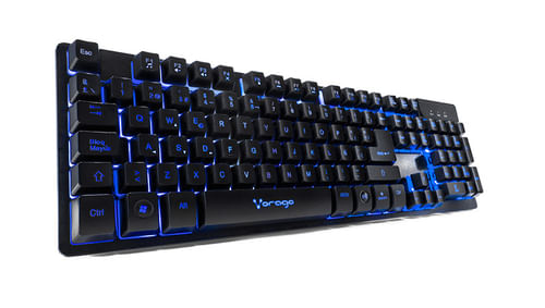 Teclado Gamer VORAGO Start the Game KB-502 - USB, Teclas iluminadas, Anti ghosting