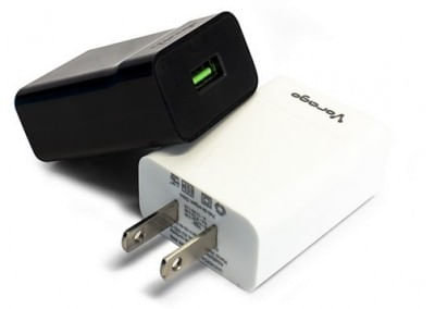 Cargador VORAGO AU-302-WH - Blanco, Fast Charge 2.4A