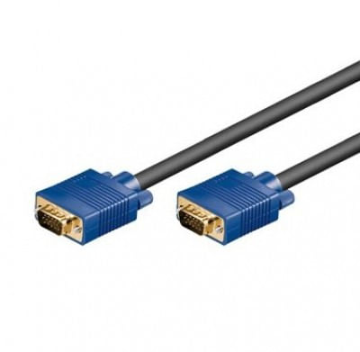 Cable Monitor BROBOTIX 311818 - SVGA, Macho/Macho, 1, 8 m, Amarillo