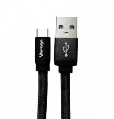 Vorago CAB-214 cable USB USB 2.0 2 m USB A USB C Negro