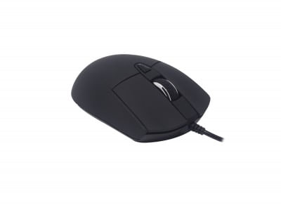 Mouse Naceb TechYESlogy NA-0115N - Negro, 6 botones, Alámbrico, Óptico, 800 - 2400 DPI