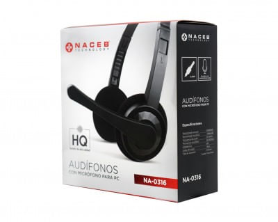 Audífono para PC NA-0316 NACEB TECHNOLOGY -