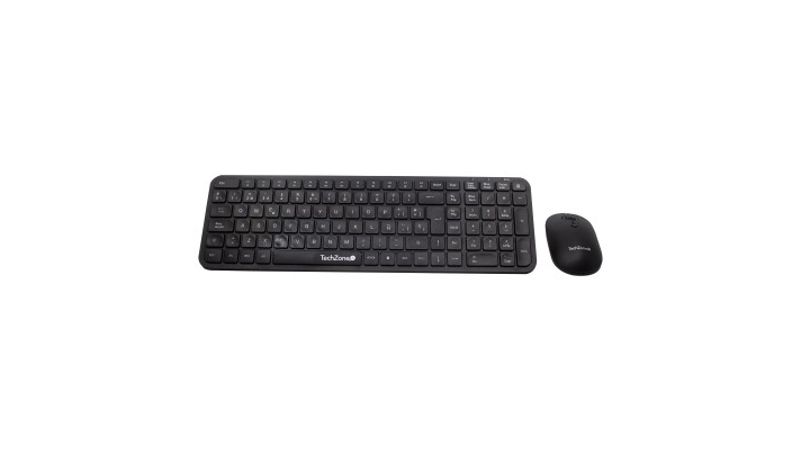 Teclado y best sale mouse inalambrico techzone