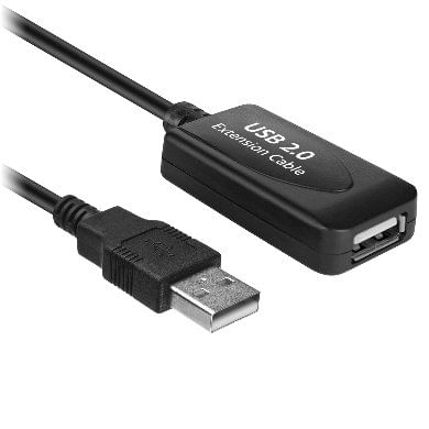 Cable-USB-V2.0-Extension-Activa-BROBOTIX-372782---USB-Tipo-A-macho-USB-Tipo-A-hembra-Macho-hembra-15-m-Negro