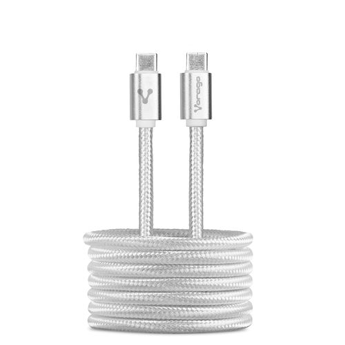 Vorago CAB-124-WH cable de alimentacion Blanco 1 m USB C