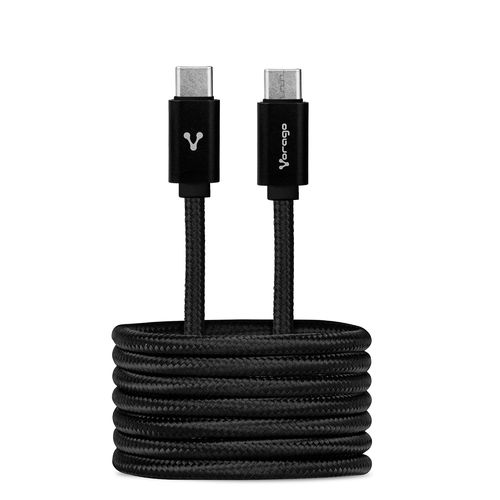 Vorago CAB-124-BK cable de alimentacion Negro 1 m USB C