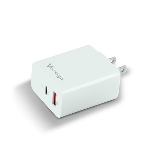 Vorago AU-350-WH cargador de dispositivo movil Universal Blanco Corriente alterna Carga rápida Interior