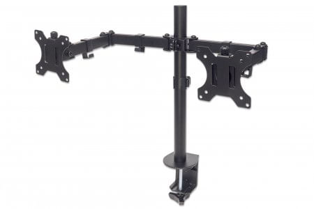 461528 Soporte universal para 2 monitores con brazos de doble articulación - Soporta monitores de 13" a 32" de hasta 8 kg