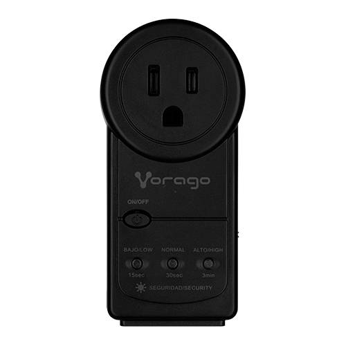 Vorago AVR-300 regulador de voltaje 1 salidas AC 120 V Negro