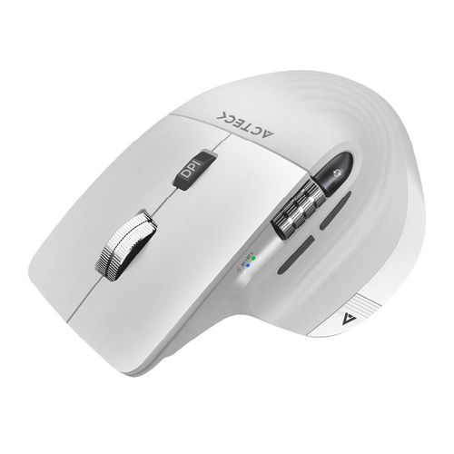 Mouse Inalámbrico Vertical Profesional Virtuos Pro MI780 ACTECK Scroll Horizontal Ultra Fast de acero -