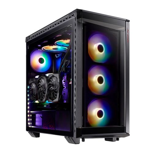 Gabinete GAMER ADATA Batlecrusier - Media torre, SPCC, Mini-ITX/Micro-ATX/ATX/E-ATX