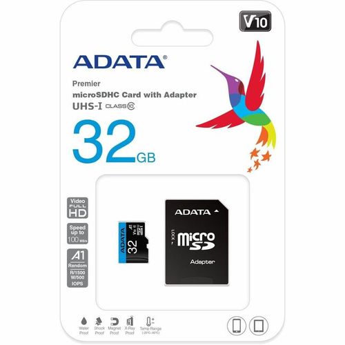 ADATA 32GB, microSDHC, Class 10 UHS-I Clase 10