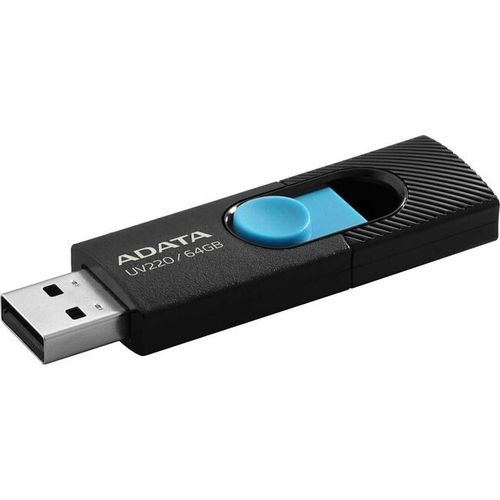 ADATA UV220 unidad flash USB 64 GB USB tipo A 2.0 Negro, Azul