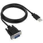 Convertidor-USB-A-Serial-DB9M--BROBOTIX-963579---Serial-DB9---RS-232-USB-2.0-A-Macho-Macho-1-8-m-Negro