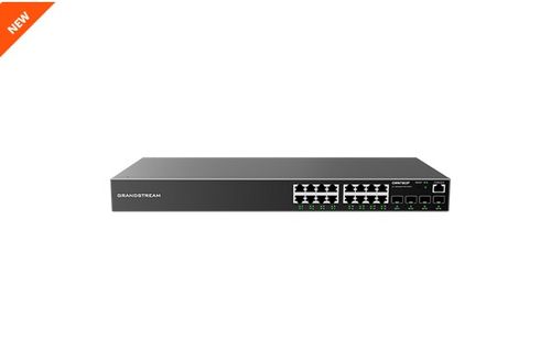 Switch Administrable Capa L2+ - 16 ptos Gigabit + 4 SFP, compatible con GWN Cloud