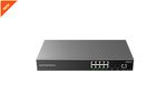 Switch-Administrable-Grandstream--GWN7801--8-puertos-Gigabit---2-SFP.-Capa-2-----FAN-LESS-QoS-para-Audio-y-Video