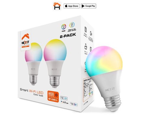Bombilla LED inteligente Wi-Fi / 110V / A19 / 2PK / Multicolor -