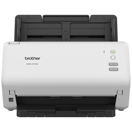 Brother ADS-3100 escáner 600 x 600 DPI A4 Negro, Blanco