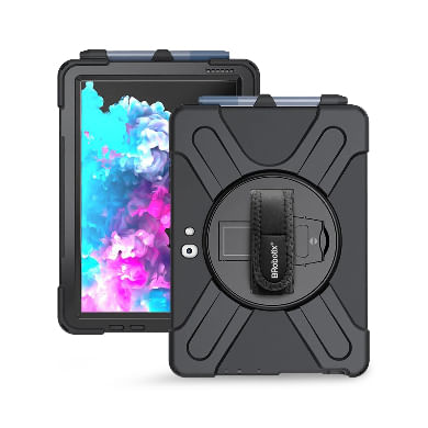 FUNDA PROTECTOR C/CORREA - USO RUDO, GIRO 360º, P/SURFACE GO, GO2, GO3, BROBOTIX 6005361