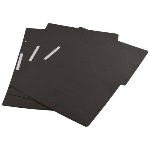 Carpeta con Broche Metálico Tamaño Oficio de Cartón Negro Acco