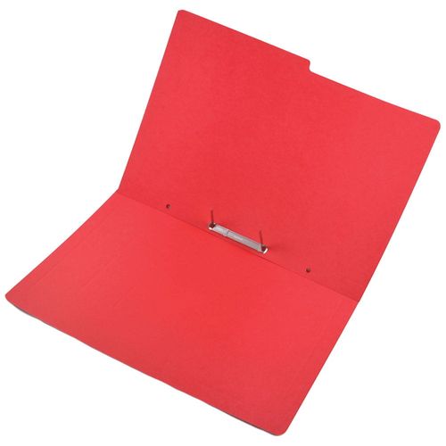 Carpeta con Broche Metálico Tamaño Oficio de Cartón Rojo Acco