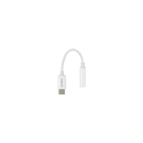 Adaptador USB Tipo C a Aux 3.5 mm Blanco AC-934831