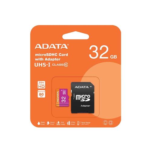 Memoria Micro SD de 32 GB C10 con Adaptador Adata